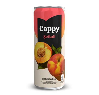Cappy Şeftali Nektarı Kutu 12x330 ml