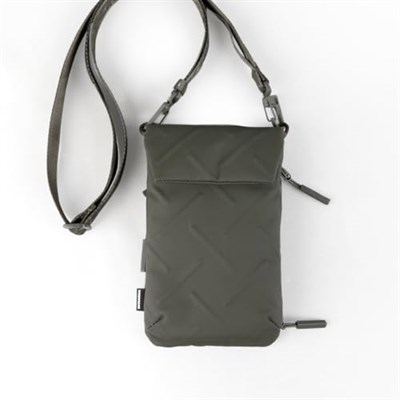 Çapraz Vücut Çantası Sling Pouch Juno Cross-Hatch Naylon Scout Boyun Askı Kayışlı Yeşil