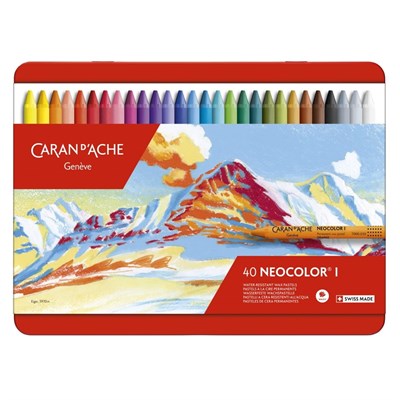 Caran dAche 107023 Neocolor I, 40 Renkli̇ Set