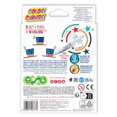 CARIOCA 9 ADET RENK KEÇELİ KALEM +1 SİHİRLİ KALEM 42737 - Seçenekler: 10 stück (1er Pack), 10 stück (1er Pack) 2li paket