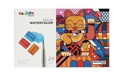 Carioca Plus Tablet Sulu Boya 24Lü (Fırçali)