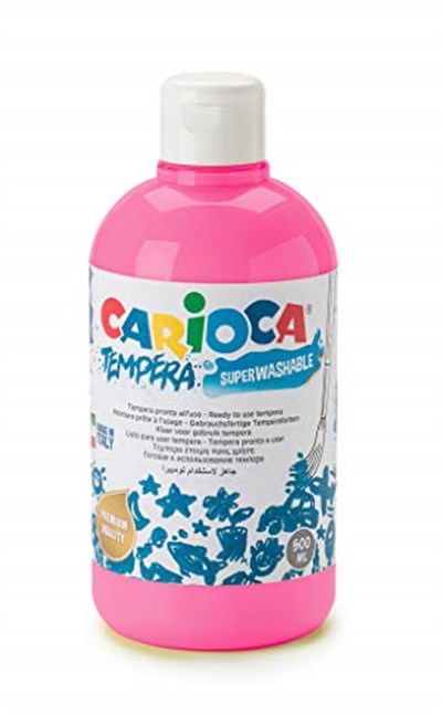 Carioca Tempera Suluboya Süper Yıkanabilir Pembe 500 ml - Seçenekler: 250 ml, 500 ml, 1000 ml