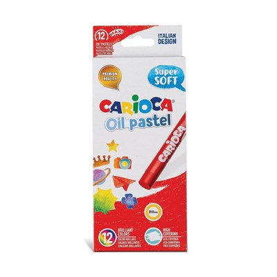 Carioca Yağlı Pastel Boya Kalemi 12li