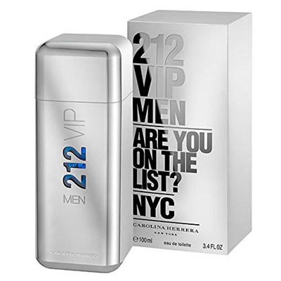 Carolina Herrera 212 VIP Men EDT 100 ml Erkek Parfüm 1 Paket (1 x 100 ml)
