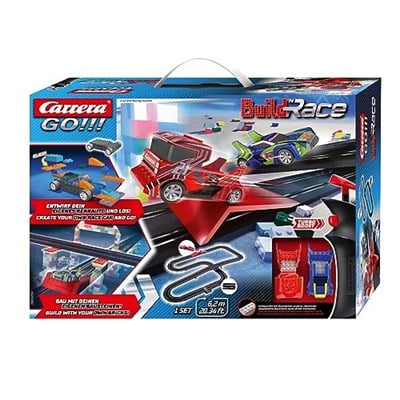 Carrera 62531 GO!!! Build n Race Yarış Seti, Çok Renkli
