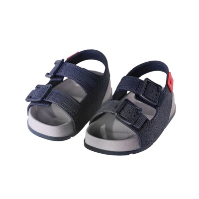 Cartago Üniseks Çocuk Milao Slide Baby, 22213 Gri/Mavi/Kırmızı Düz Sandalet