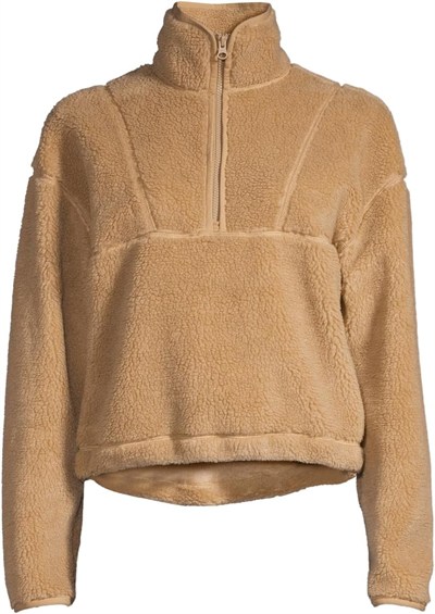 Casall Balıkçı Yaka Zip Ceket, S, 5002972601, Bej, Kadın
