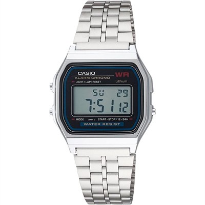 Casio A159WA-N1DF Retro Unisex Kol Saati, Gri, Standart