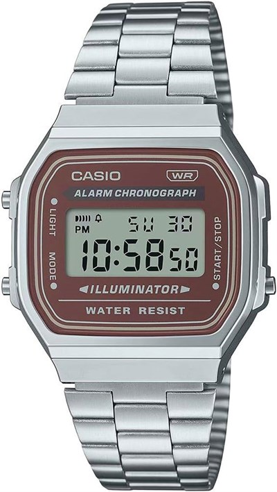 Casio A168WA-5AYDF Kol Saati, Gri, Standart