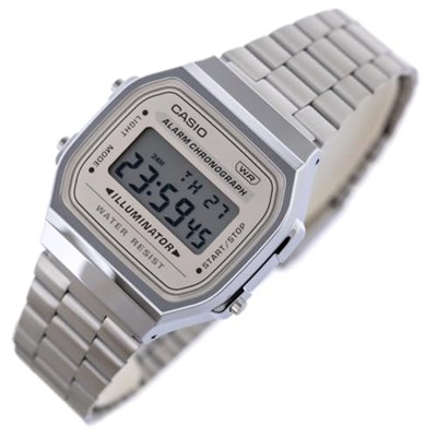 Casio A168WA-8AYDF Kol Saati, Gri, Standart