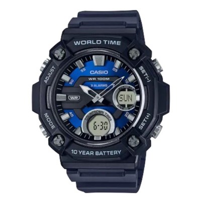 Casio AEQ-120W-2AVDF Kol Saati, Siyah, Standart