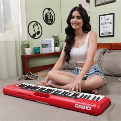 Casio Casiotone CT-S200RDC2 Kırmızı 61 Tuşlu Org
