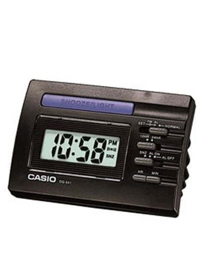 Casio DQ-541-1R Masa Saati, Siyah, Standart