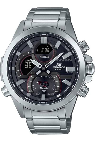 Casio ECB-30D-1ADF Standart Erkek Kol Saati, Gri, Standart