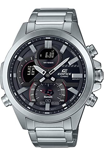 Casio ECB-30D-1ADF Standart Erkek Kol Saati, Gri, Standart