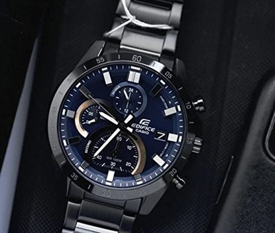 Casio EFR-571DC-2AVUDF Standart Erkek Kol Saati, Siyah, Standart