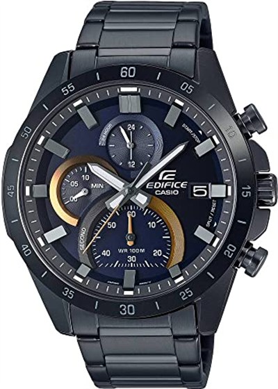Casio EFR-571DC-2AVUDF Standart Erkek Kol Saati, Siyah, Standart