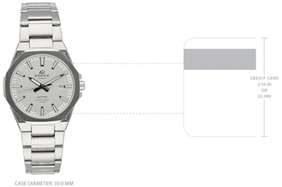 Casio EFR-S108D-7AVUDF Kol Saati, Gri, Standart