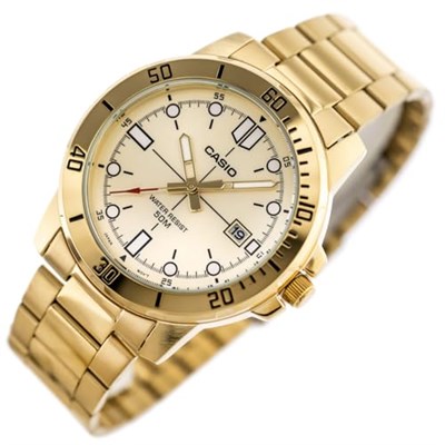 Casio Erkek MTP-VD01G-9EVUDF Standart Kol Saati, Altın Sarısı, Standart