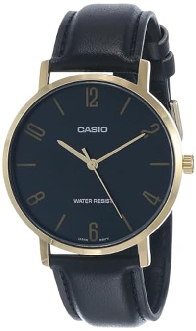 Casio Erkek MTP-VT01GL-1B2UDF Standart Kol Saati, Siyah, Standart