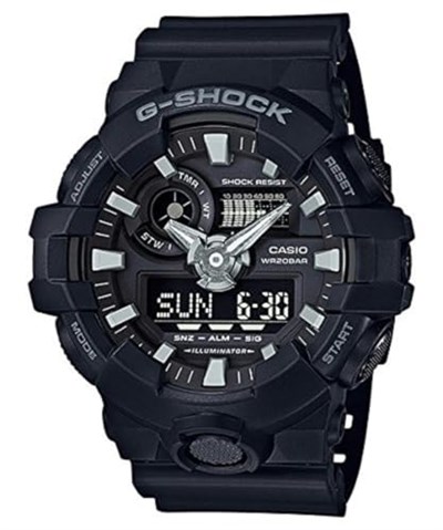Casio Erkek yetişkin GA-700-1BDR Kol Saati Siyah Standart