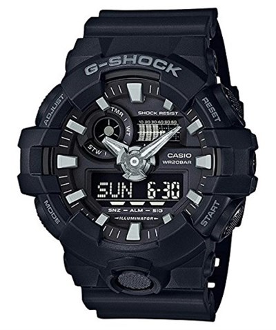 Casio Erkek yetişkin GA-700-1BDR Kol Saati Siyah Standart