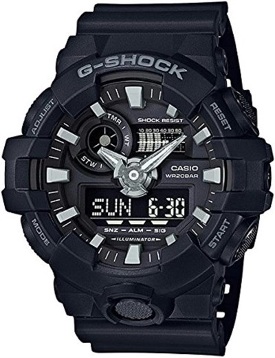 Casio Erkek yetişkin GA-700-1BDR Kol Saati Siyah Standart