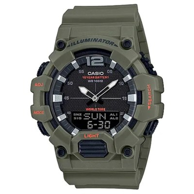Casio Erkek yetişkin HDC-700-3A2VDF Kol Saati Yeşil Standart
