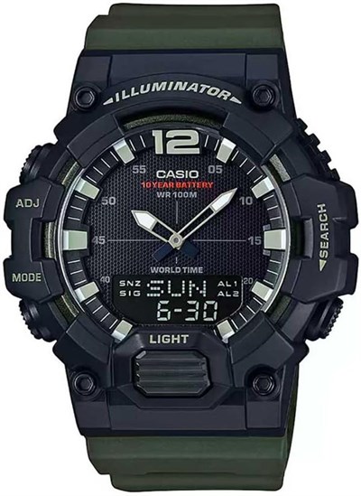 Casio Erkek yetişkin HDC-700-3AVDF Kol Saati Yeşil Standart