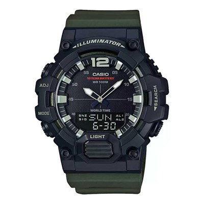 Casio Erkek yetişkin HDC-700-3AVDF Kol Saati Yeşil Standart