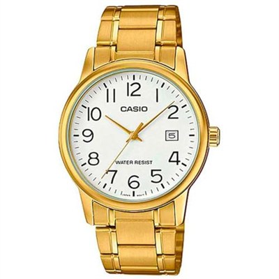 Casio Erkek yetişkin MTP-V002G-7B2UDF Kol Saati Altın Sarısı Standart