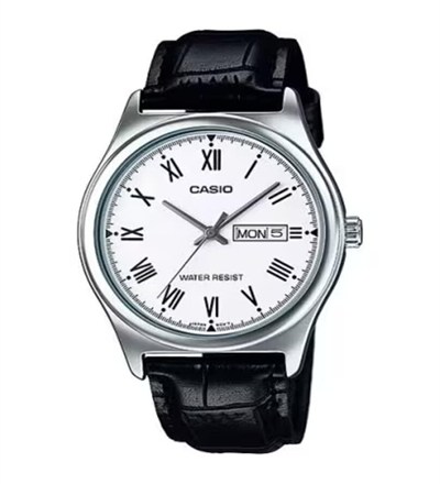 Casio Erkek yetişkin MTP-V006L-7BUDF Kol Saati Siyah Standart