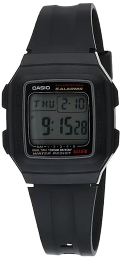 Casio F-201WA-1ADF Kol Saati, Siyah, Standart