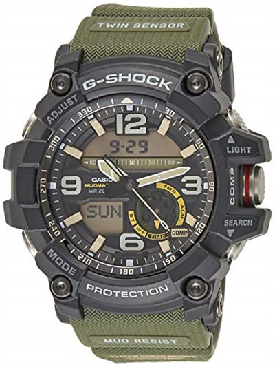Casio GG-1000-1A3DR G-Shock Erkek Kol Saati, Yeşil, Standart