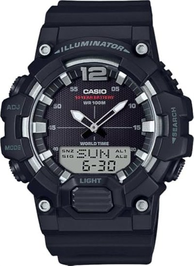 Casio HDC-700-1AVDF Standart Erkek Kol Saati, Siyah, Standart