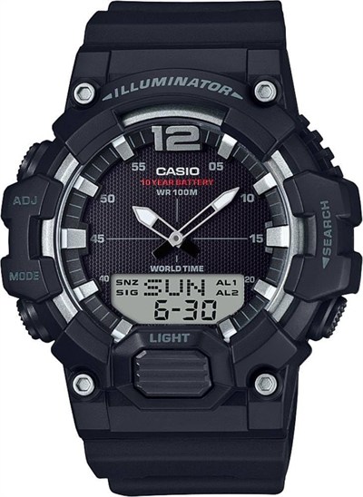 Casio HDC-700-1AVDF Standart Erkek Kol Saati, Siyah, Standart