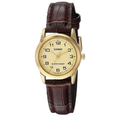 Casio Kadın yetişkin LTP-V001GL-9BUDF Kol Saati Kahve Standart