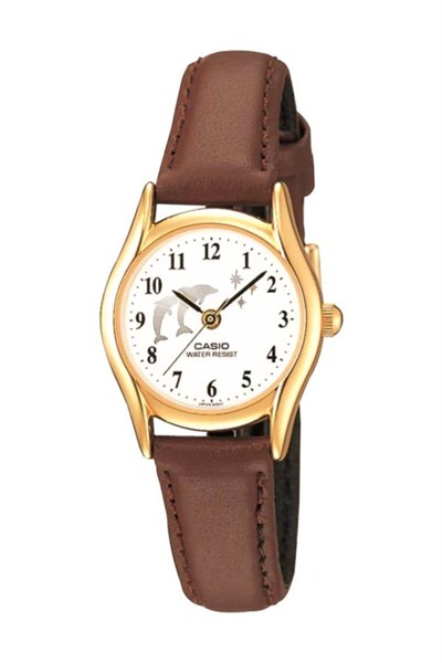 Casio LTP-1094Q-7B9RDF Standart Kadın Kol Saati, Kahve, Standart