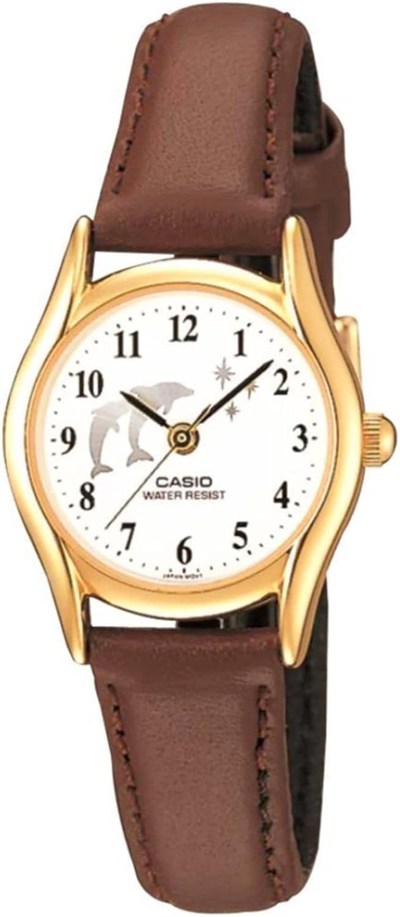 Casio LTP-1094Q-7B9RDF Standart Kadın Kol Saati, Kahve, Standart