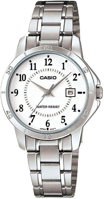 Casio LTP-V004D-7BUDF Standart Kadın Kol Saati, Gri, Standart