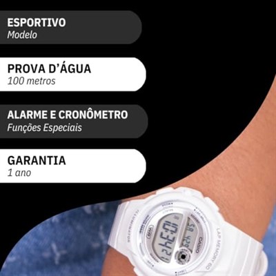 Casio LWS-1200H-7A1VDF Kol Saati, Beyaz, Standart