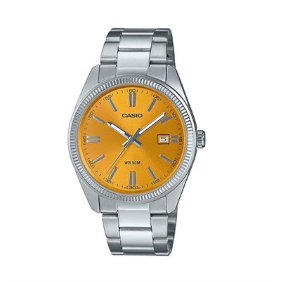 Casio MTP-1302 Kol Saati, Standart, MTP-1302, Sarı, Erkek