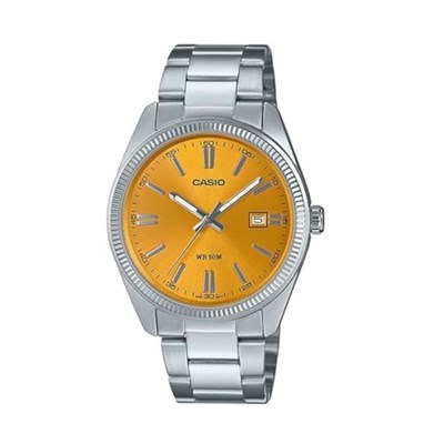 Casio MTP-1302 Kol Saati, Standart, MTP-1302, Sarı, Erkek