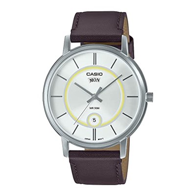 Casio MTP-B120L-7AVDF Standart Erkek Kol Saati, Kahve, Standart