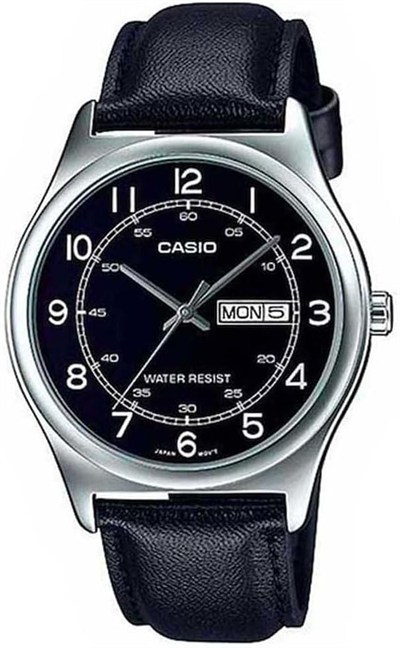 Casio MTP-V006L-1B2UDF Standart Erkek Kol Saati, Siyah, Standart
