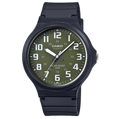 Casio MW-240-3BVDF Standart Erkek Kol Saati, Siyah, Standart
