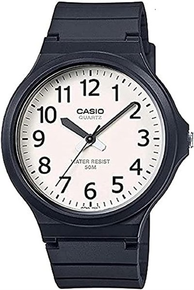 Casio MW-240-7BVDF Standart Erkek Kol Saati, Siyah, Standart