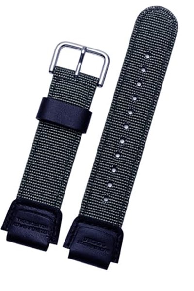 Casio Sgw300 / Casio Ae1000 Saat Uyumlu Haki Renk Kumaş Tekstil Saat Kordonu Kayışı SGW300