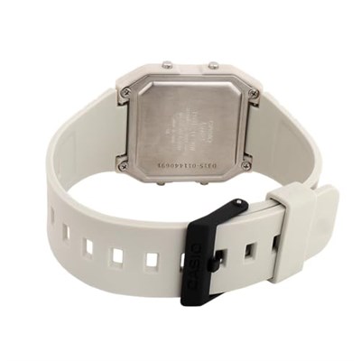 Casio Üniseks yetişkin LF-20W-8ADF Kol Saati Krem Standart
