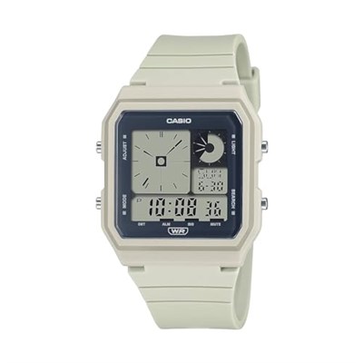 Casio Üniseks yetişkin LF-20W-8ADF Kol Saati Krem Standart